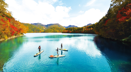 Lake Suganuma boasts the clearest water in Japan.